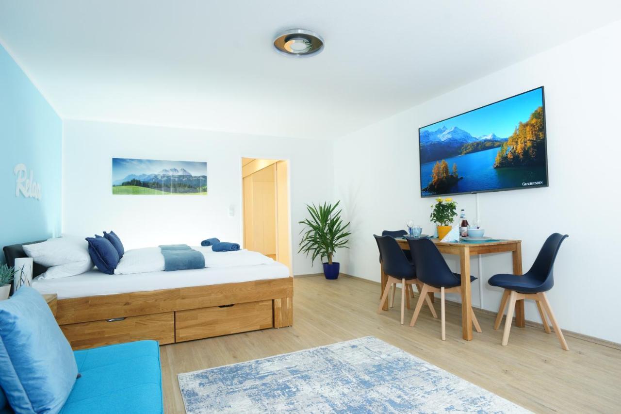 Relax - Blue Mit Pool Und Sauna Scheidegg Buitenkant foto