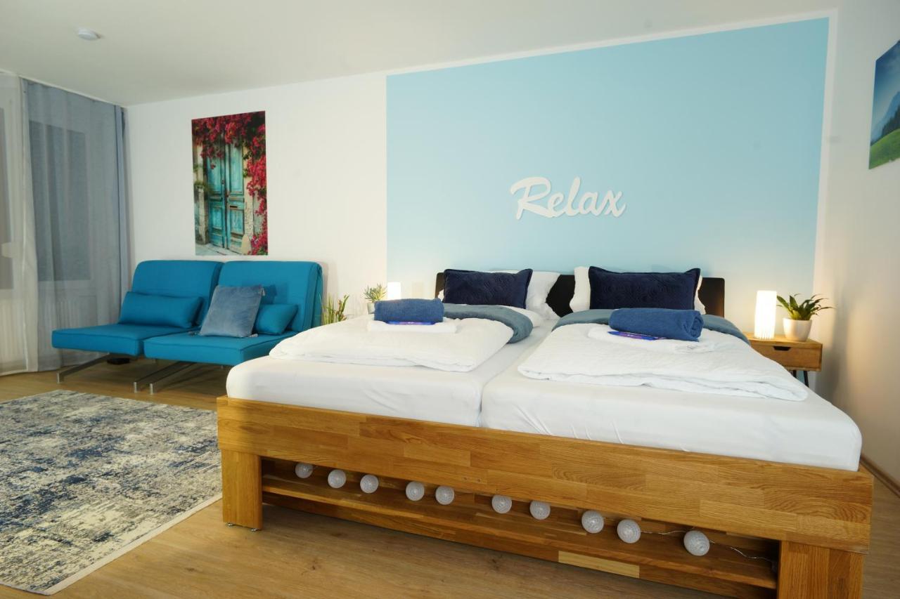 Relax - Blue Mit Pool Und Sauna Scheidegg Buitenkant foto